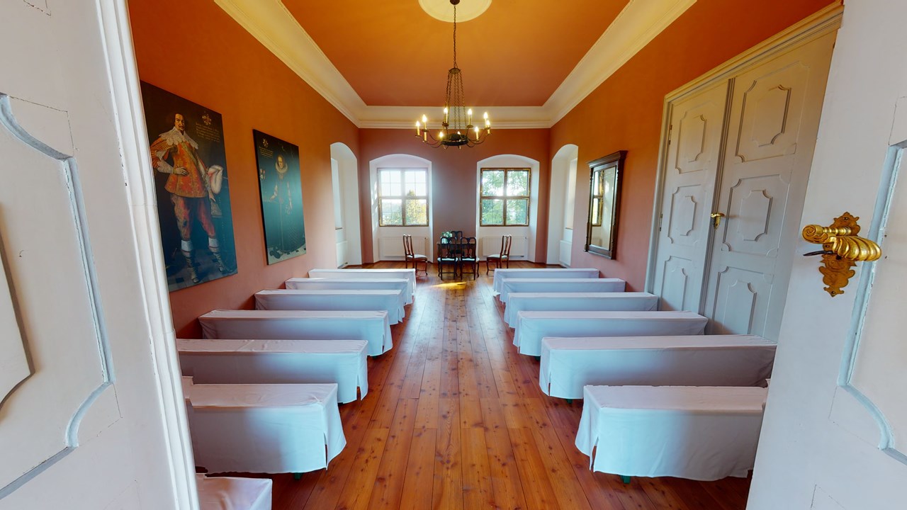 Schloss Welsdorf Angaben zu den Festsälen Trauungssaal Augustiner