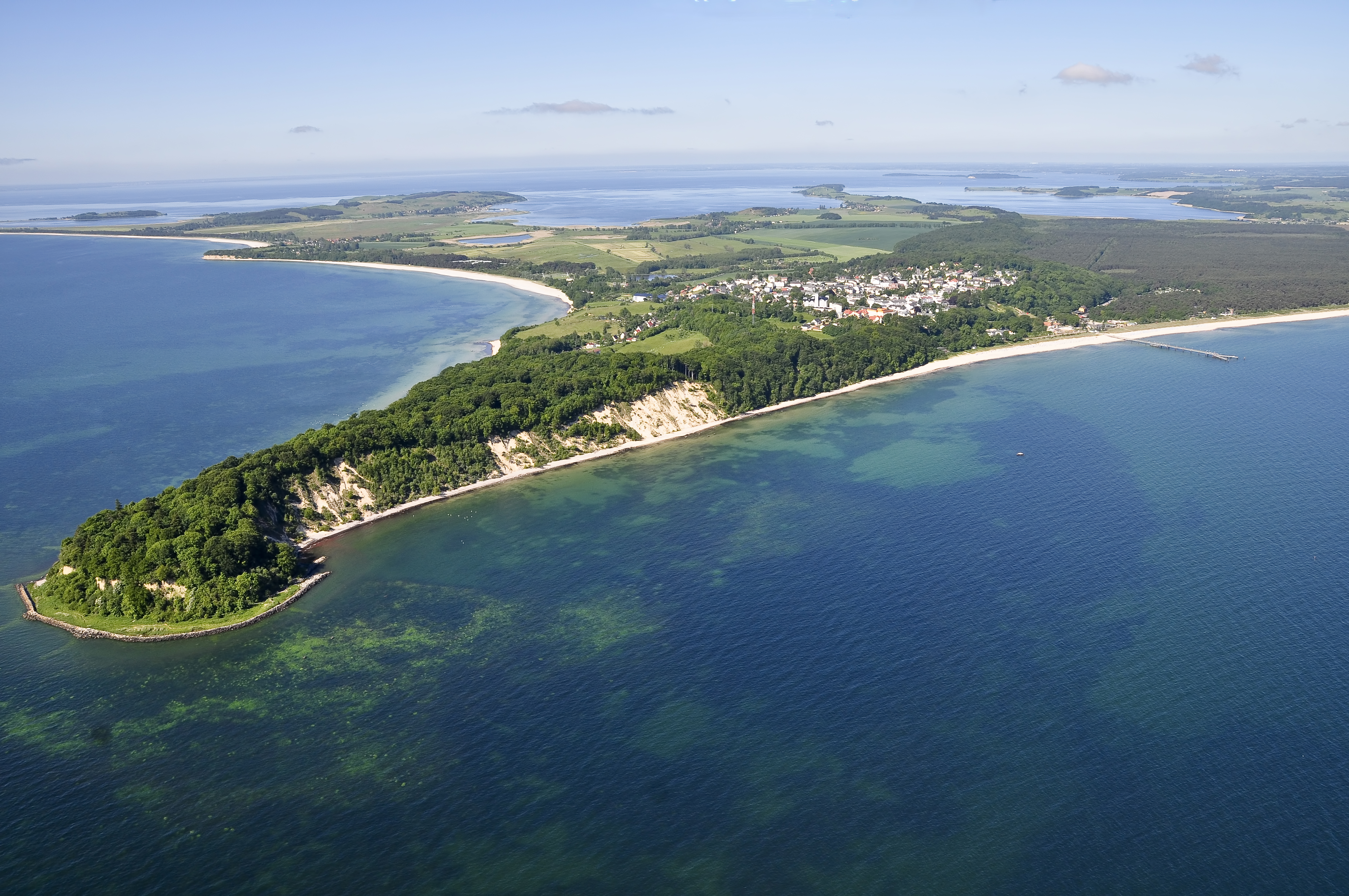 Hochzeitslocation: Luftbild des Nordperd. - Vju Hotel Rügen