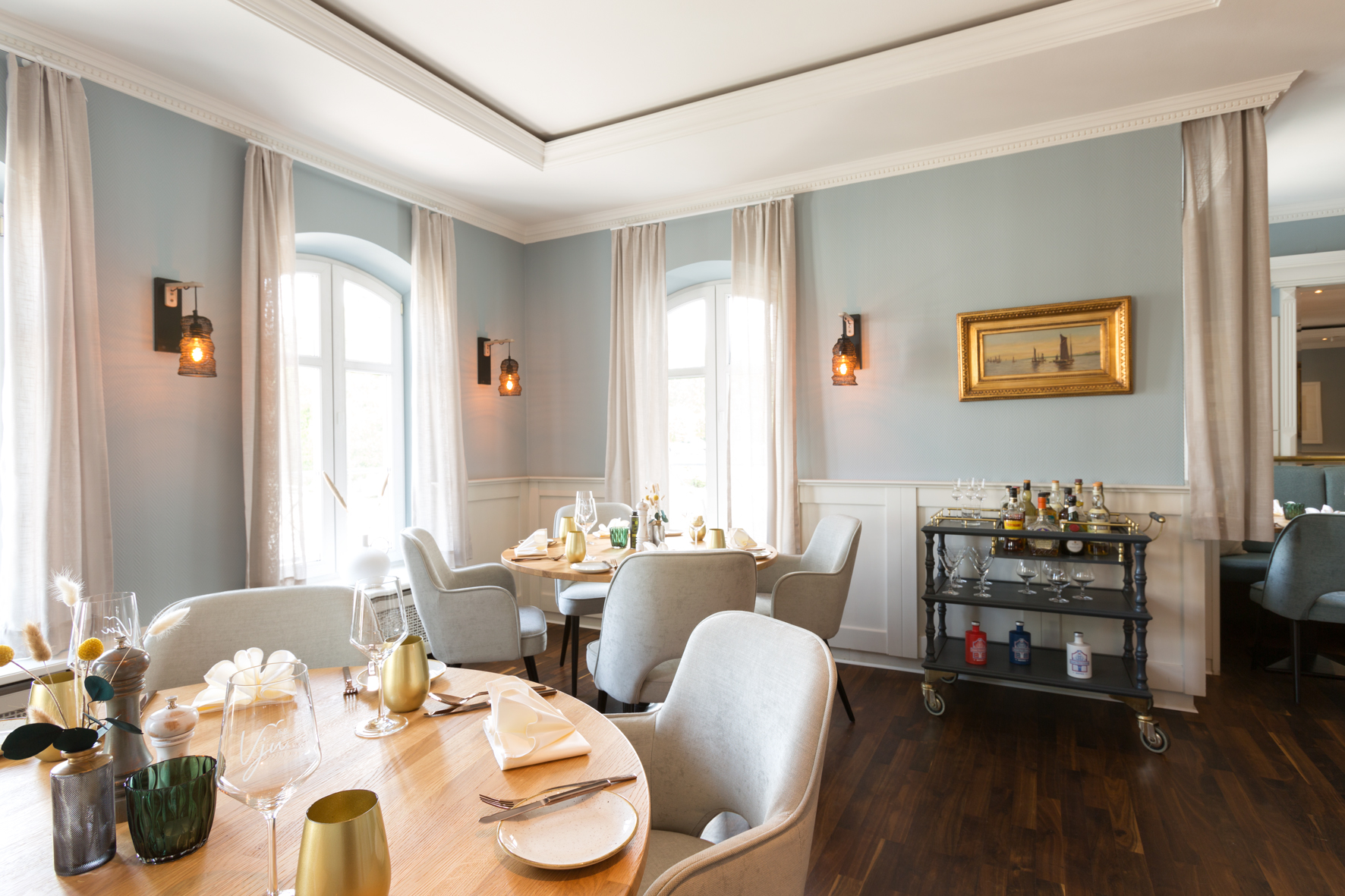 Hochzeitslocation: Das Restaurant Küstensilber. - Vju Hotel Rügen