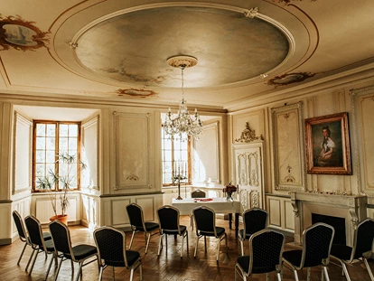 Matrimonio - Lambsheim - Das Standesamt im Ballsaal des Hotel Schloss Edesheim in Rheinland-Pfalz. - Hotel Schloss Edesheim