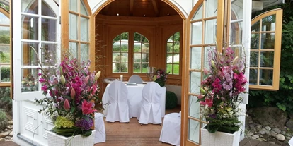 Hochzeit - Ober-Olm - Trauung im Pavillon - Hofgut Georgenthal