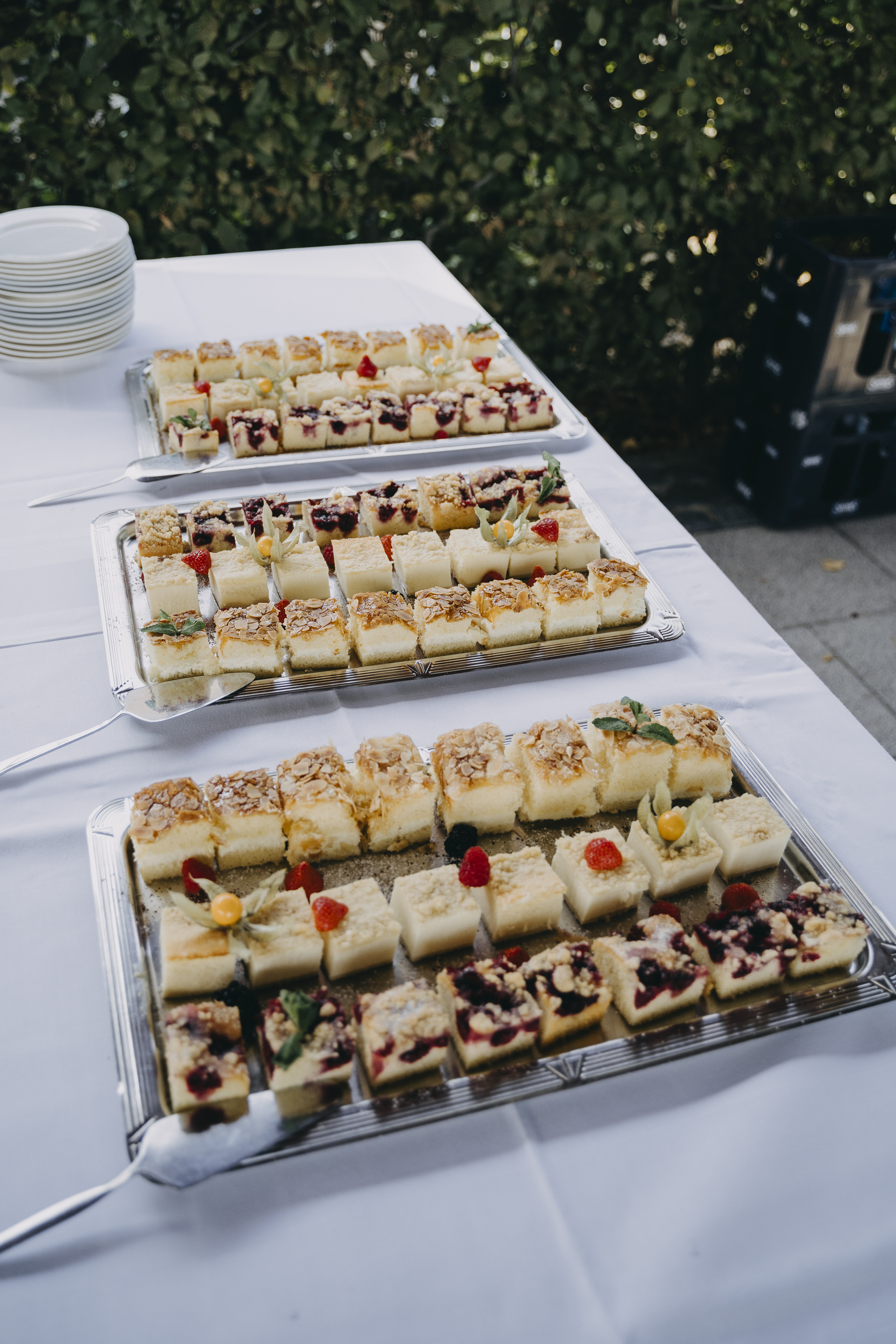 Hochzeitslocation: Kuchenbuffet im DämeritzSeehotel. - DämeritzSeehotel