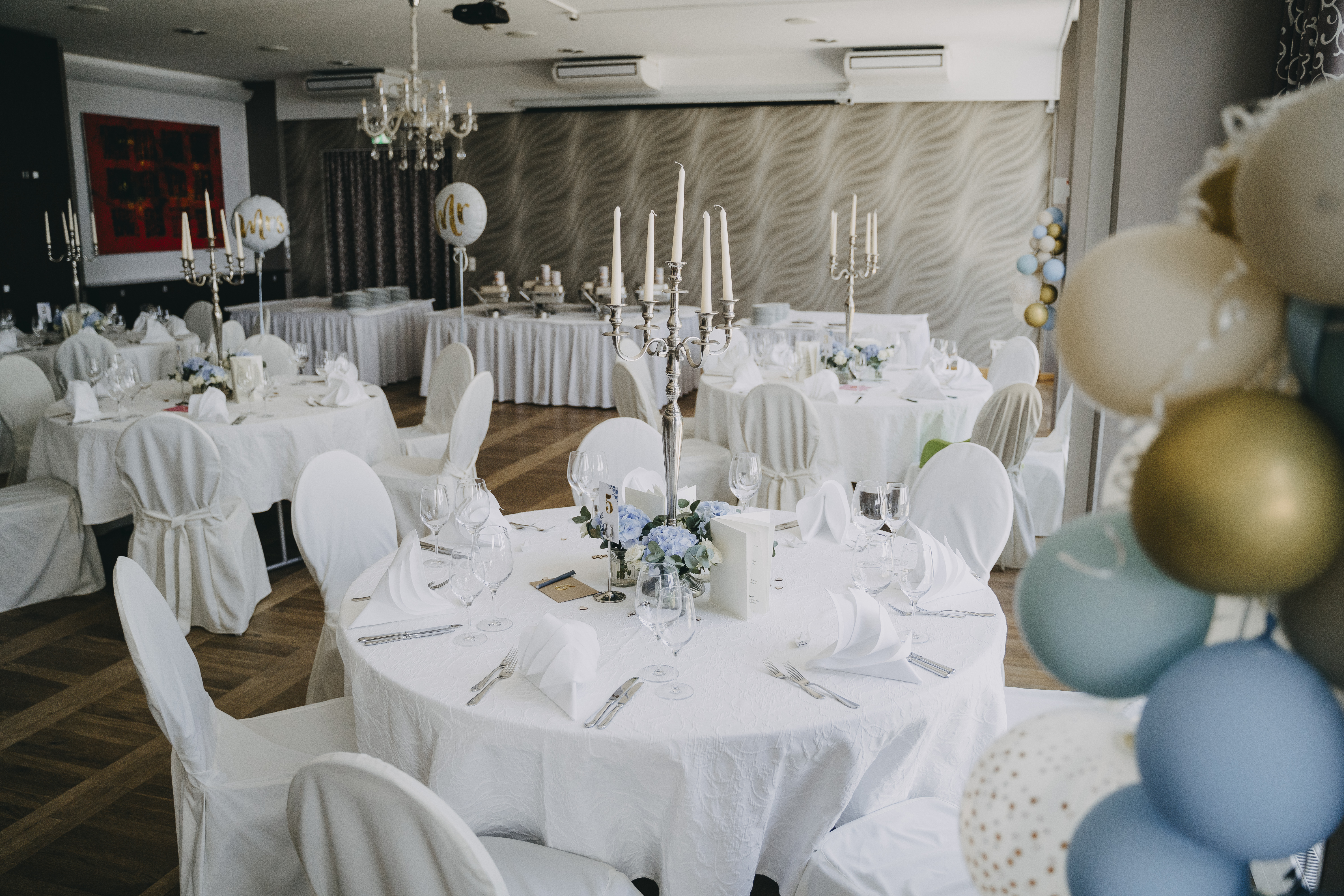 Hochzeitslocation: Der Festsaal des DämeritzSeehotel. - DämeritzSeehotel