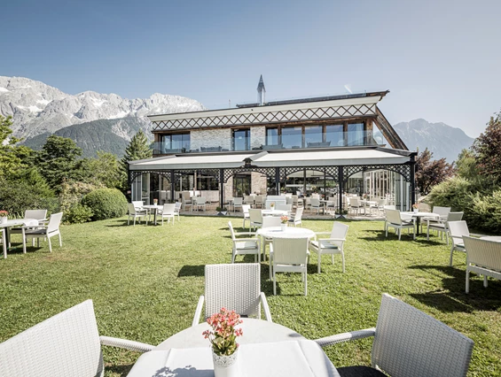 Hochzeit: Terrasse im Erdgeschoss - Greenvieh Chalet