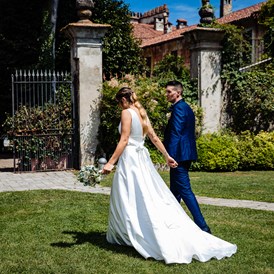 Hochzeit: Der Park bietet zahlreiche tolle Plätze für unvergessliche Hochzeitsfotos. - AL Castello Resort -Cascina Capitanio 