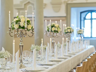 Hochzeit: Lambergsaal; Foto: Wolfgang Simlinger - Schloss Lamberg