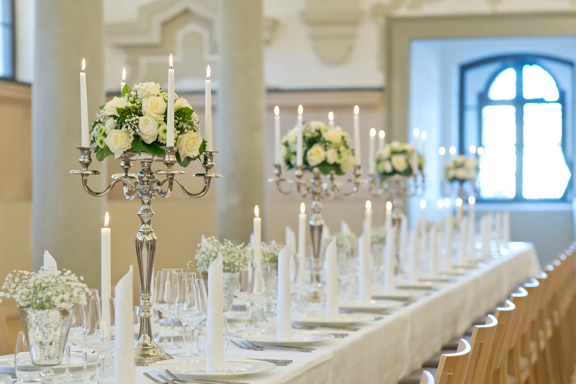 Hochzeit: Lambergsaal; Foto: Wolfgang Simlinger - Schloss Lamberg