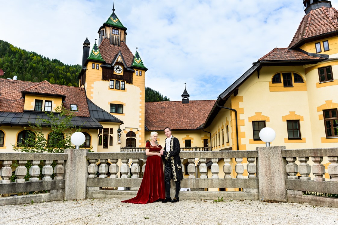 Hochzeit: Schlosspark - ideal für Ihr Fotoshooting - Naturhotel Schloss Kassegg