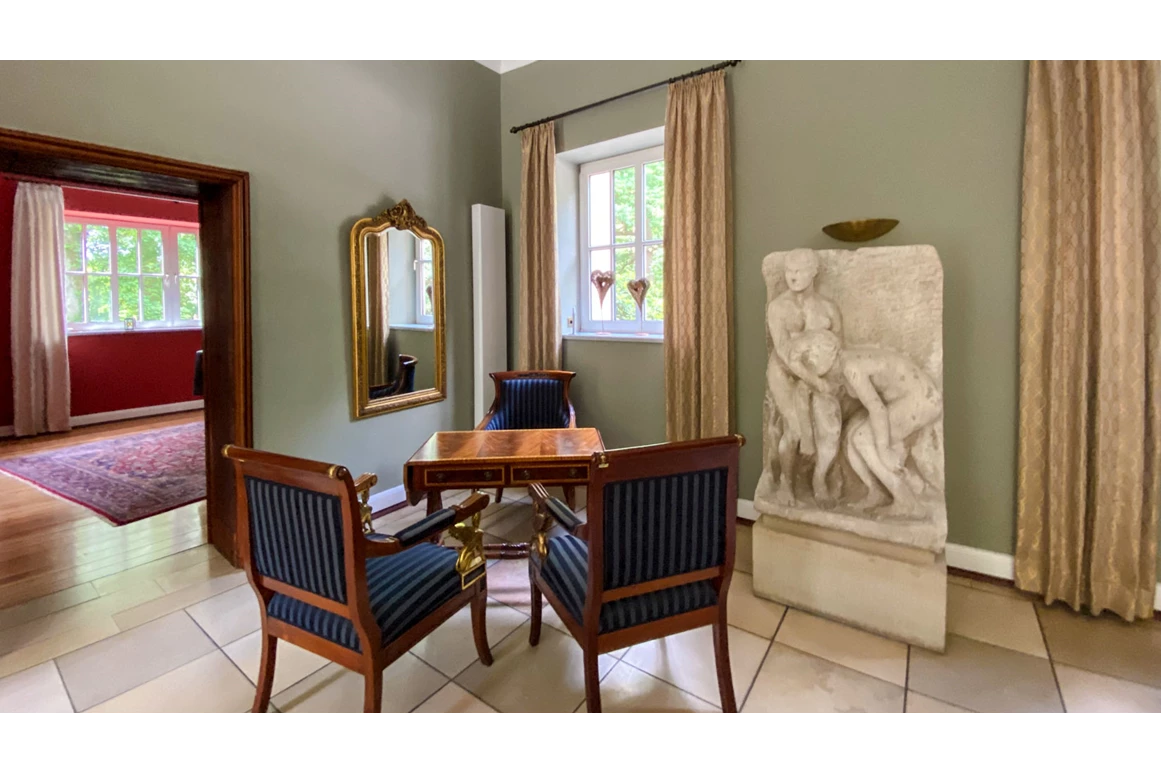 Hochzeit: der Trauungsplatz im Salon - Jagdschloss Malepartus