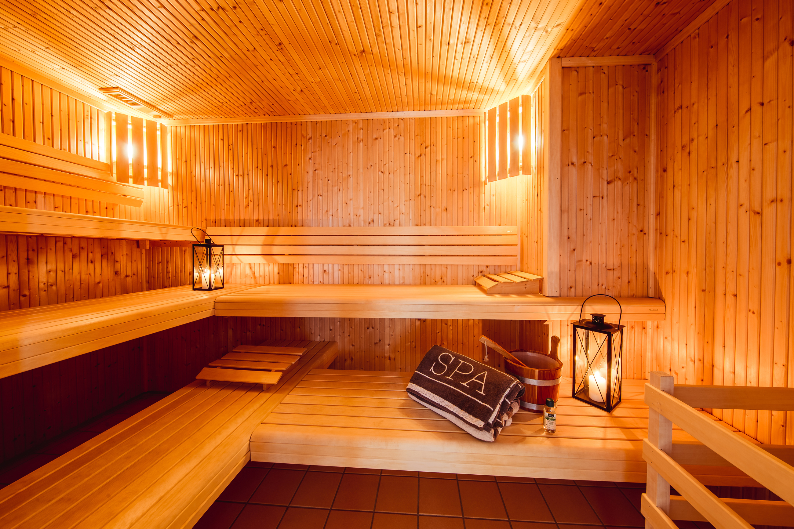 Hochzeitslocation: Sauna  - Ferienhof Domäne Groschwitz 