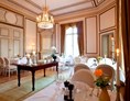 Hochzeit: Das Restaurant neben dem Gartensaal auf Schloss Kittendorf. - Hotel Schloss Kittendorf