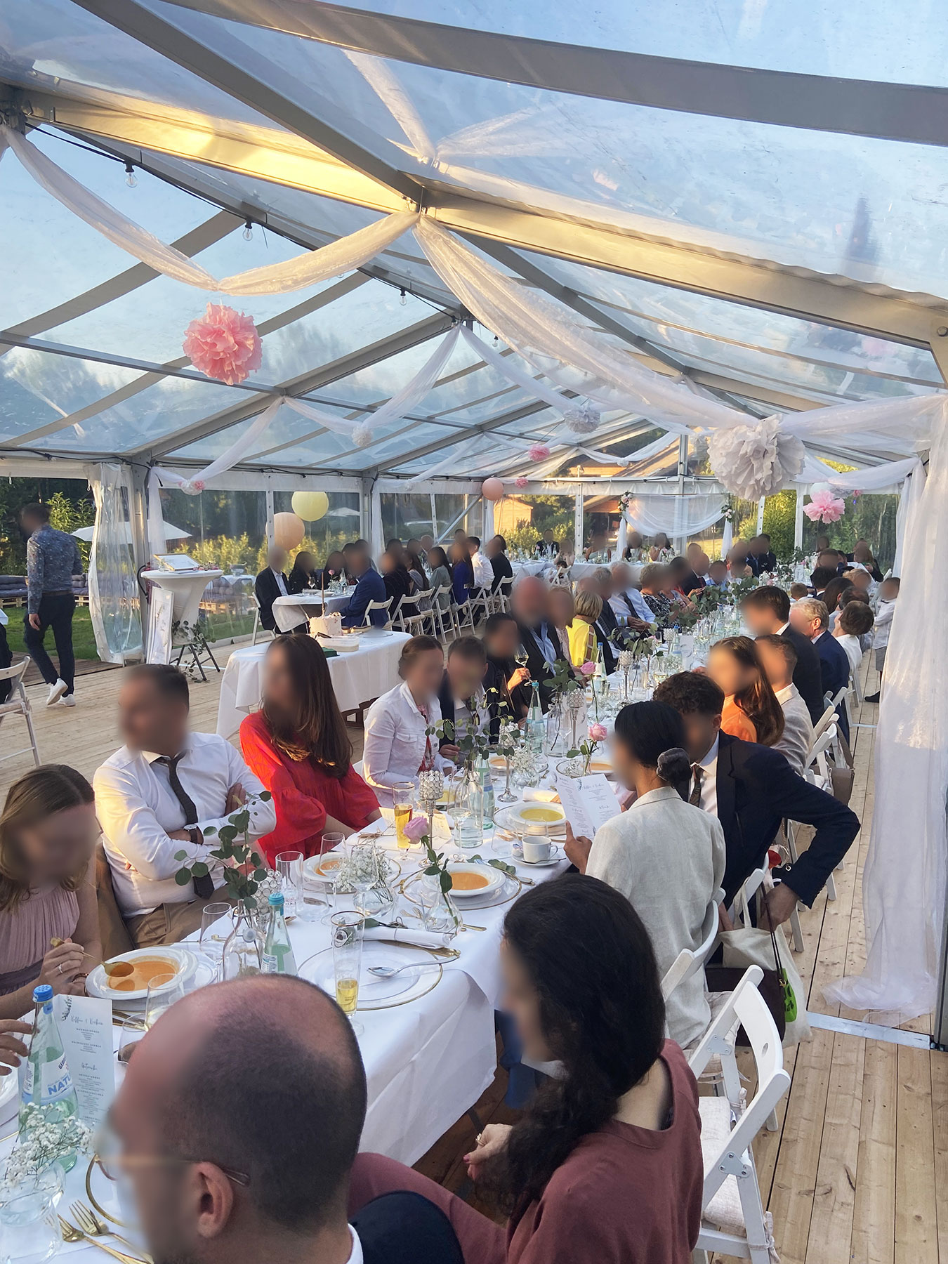 Hochzeit - Blankenburg (Landkreis Harz) - Transparentes Eventzelt am Wolfstein im Harz