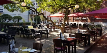 Mariage - Duisburg - Hochzeitfeier mit italienischem Flair! Unsere Sommer Terrasse mit Platz für bis zu 150 Personen. Da Giacomo Restaurant & Catering in Düsseldorf, Gerresheim
 - Da Giacomo Restaurant & Catering