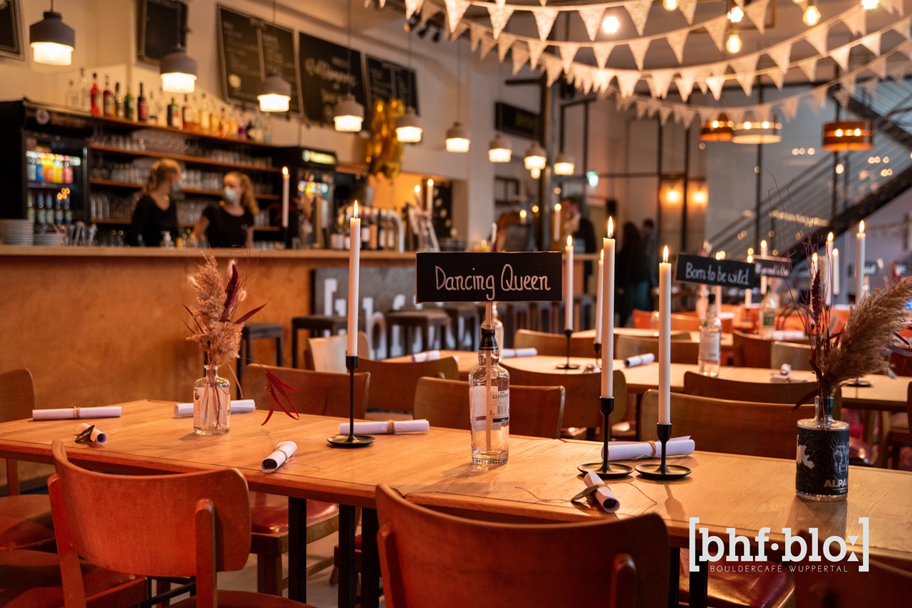 Bahnhof Blo Information about the banquet halls Coffee shop