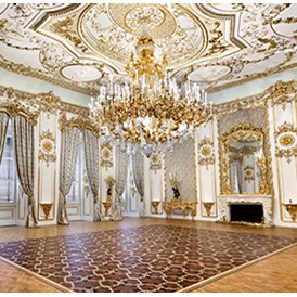 Hochzeit: Quadratsaal im 2.OG
(c) Palais Liechtenstein GmbH/ Fotomanufaktur Grünwald - Stadtpalais Liechtenstein