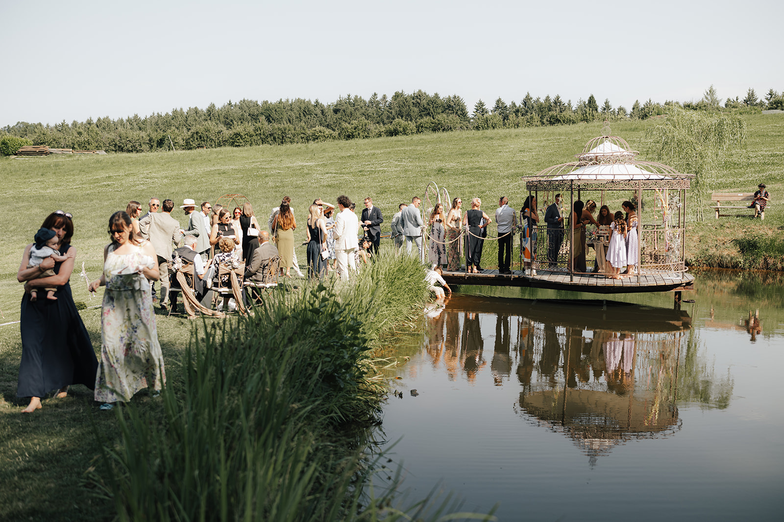 Hochzeitslocation: Pavillon am Teich - Weingut Jöbstl Stammhaus 