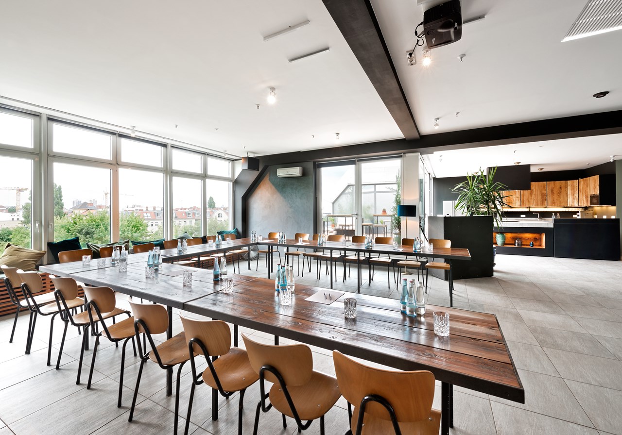 Loft am Salzufer Angaben zu den Festsälen Großer Hauptraum