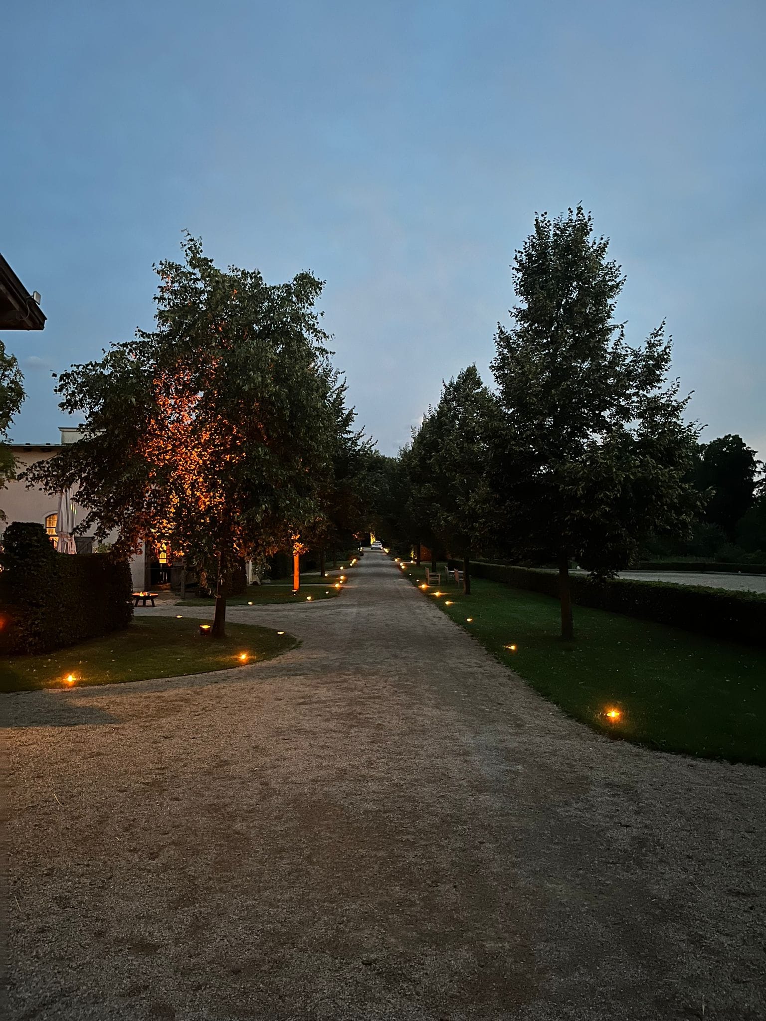 Hochzeitslocation: Beleuchtung bei Nacht - EIBENHOF - Bad Saarow