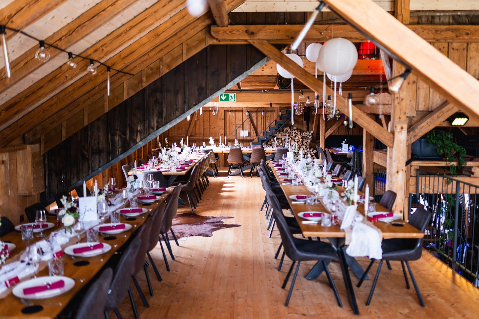 Eventschür Hefenhofen Information about the banquet halls Eventschür Hefenhofen