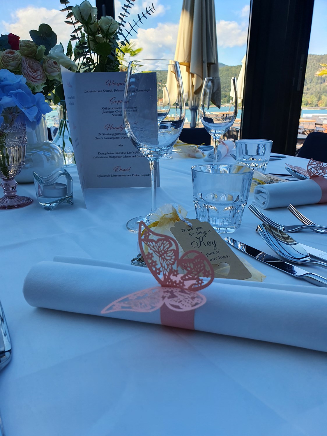 Hochzeit: Gedeckter Tisch - Hotel Parks Velden