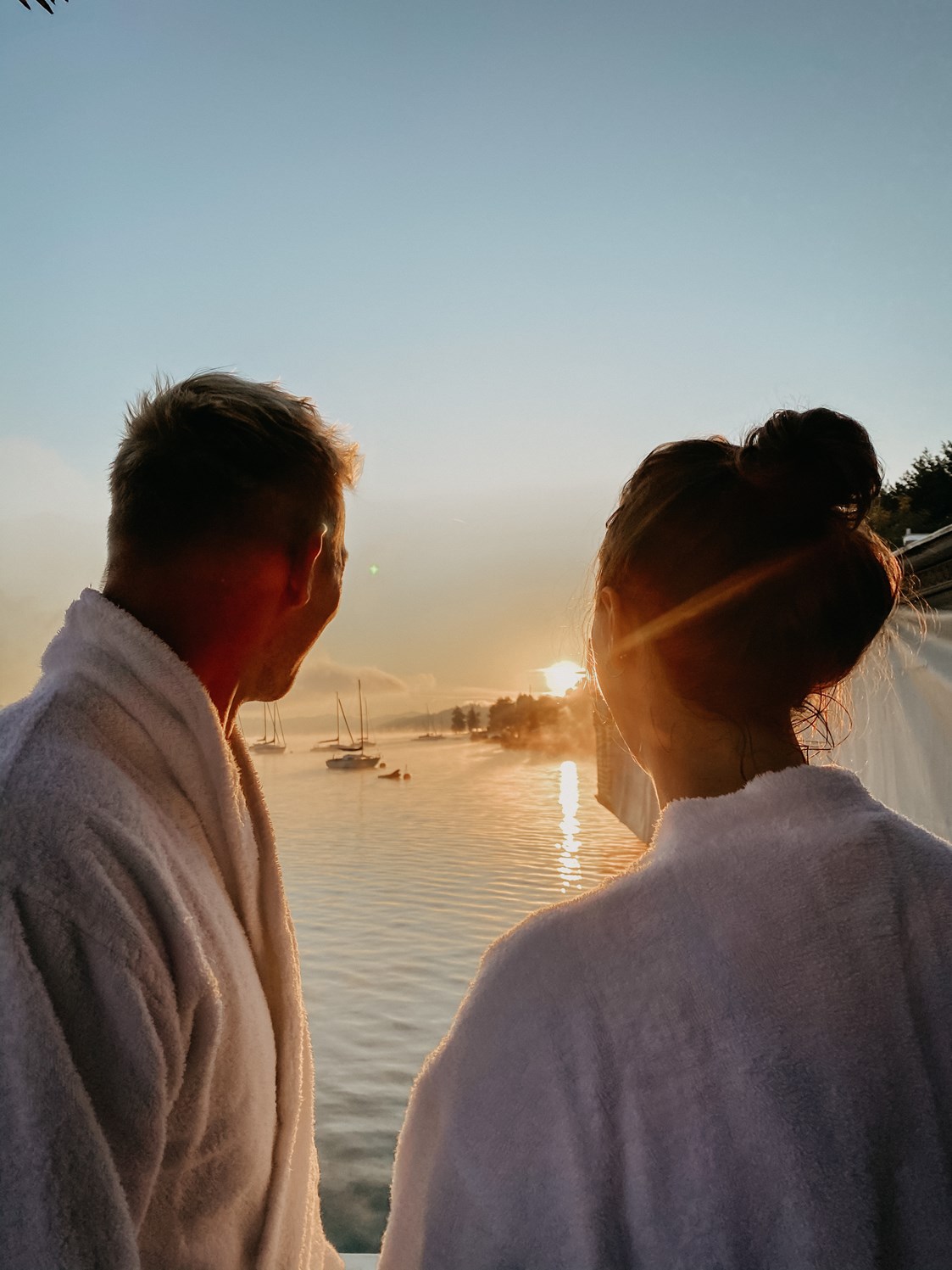 Hochzeit: Sonnenaufgang auf der Terrasse - Hotel Parks Velden
