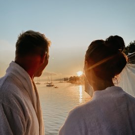 Hochzeit: Sonnenaufgang auf der Terrasse - Hotel Parks Velden