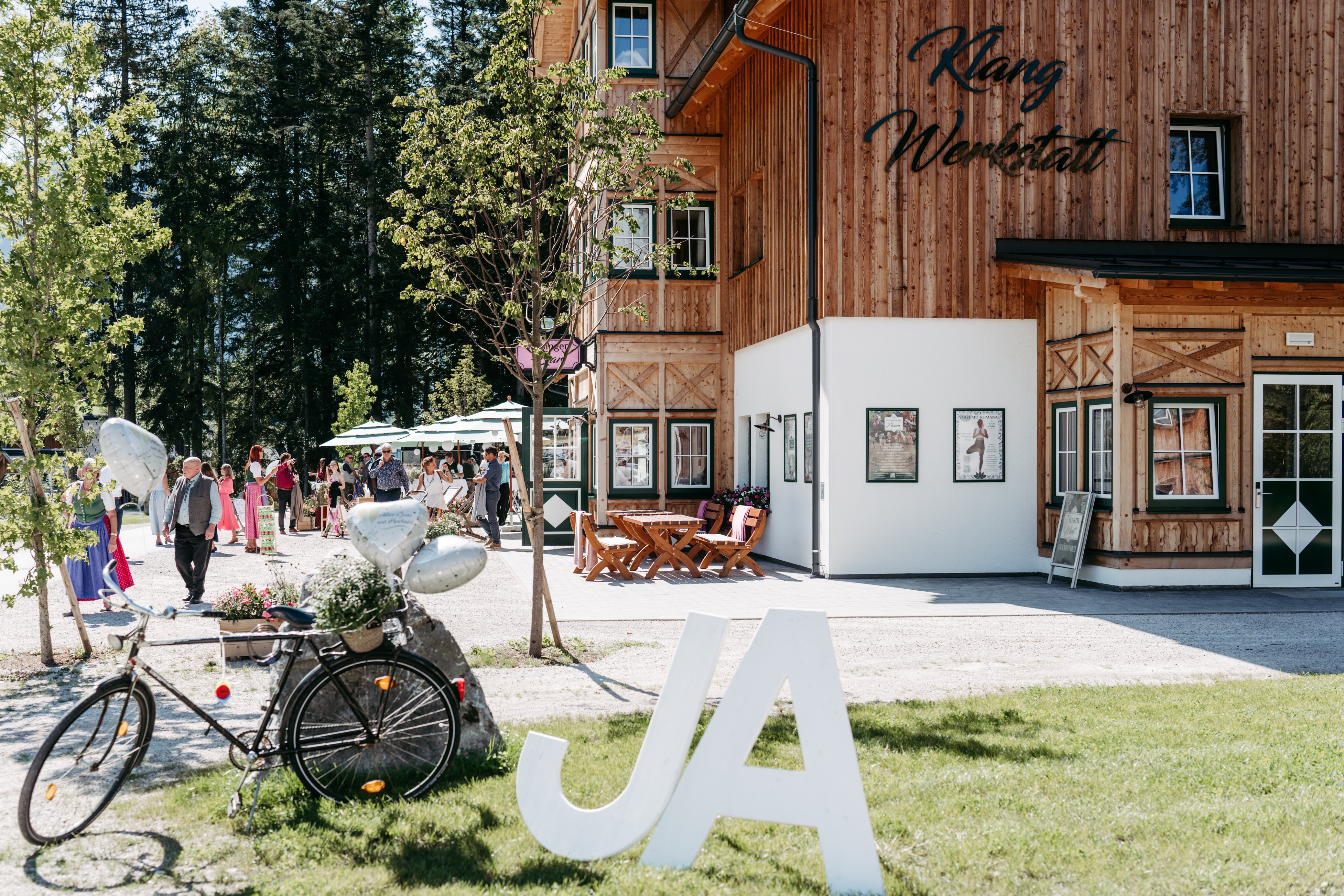 Hochzeit: Narzissendorf Zloam - Veranstaltungsgebäude Klangwerkstatt - Narzissendorf Zloam - Grundlsee