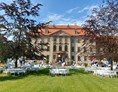 Hochzeit: Schloss Brandis Parkseite  - Schloss Brandis