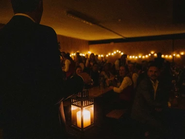 Hochzeitslocation: Die Zistelalm bei Nacht. - Zistelalm