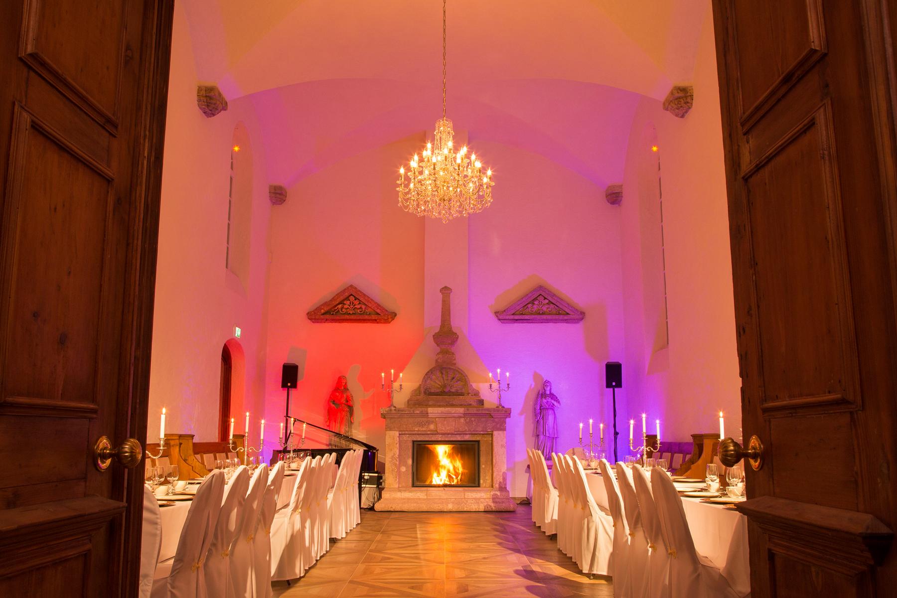 Hochzeitskapelle Callenberg (Privatkapelle) Angaben zu den Festsälen Festsaal