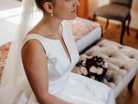 Hochzeitslocation: Getting ready in unseren Schloss-Suiten. Zwischen 50 qm und 70 qm purer Luxus warten auf Sie! - Schloss Luberegg