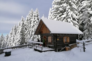 Hochzeit: Die Messnerhütte im Winter - Messnerwirt Diex