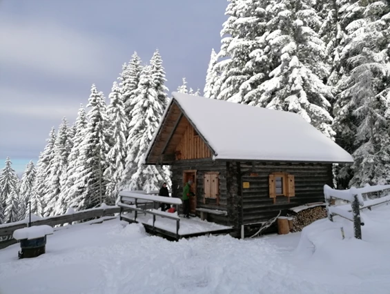 Hochzeit: Die Messnerhütte im Winter - Messnerwirt Diex