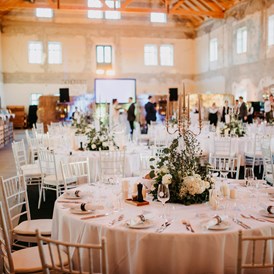 Hochzeit: Der Festsaal des Stiegl-Gut Wildshut bietet Platz für bis zu 150 Hochzeitsgäste. - Stiegl-Gut Wildshut