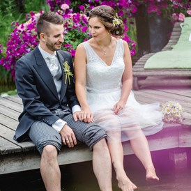 Hochzeit: Hochzeitsshooting in den Erlebnisgärten | Copyright Foto: Karoline Grill - Kittenberger Erlebnisgärten