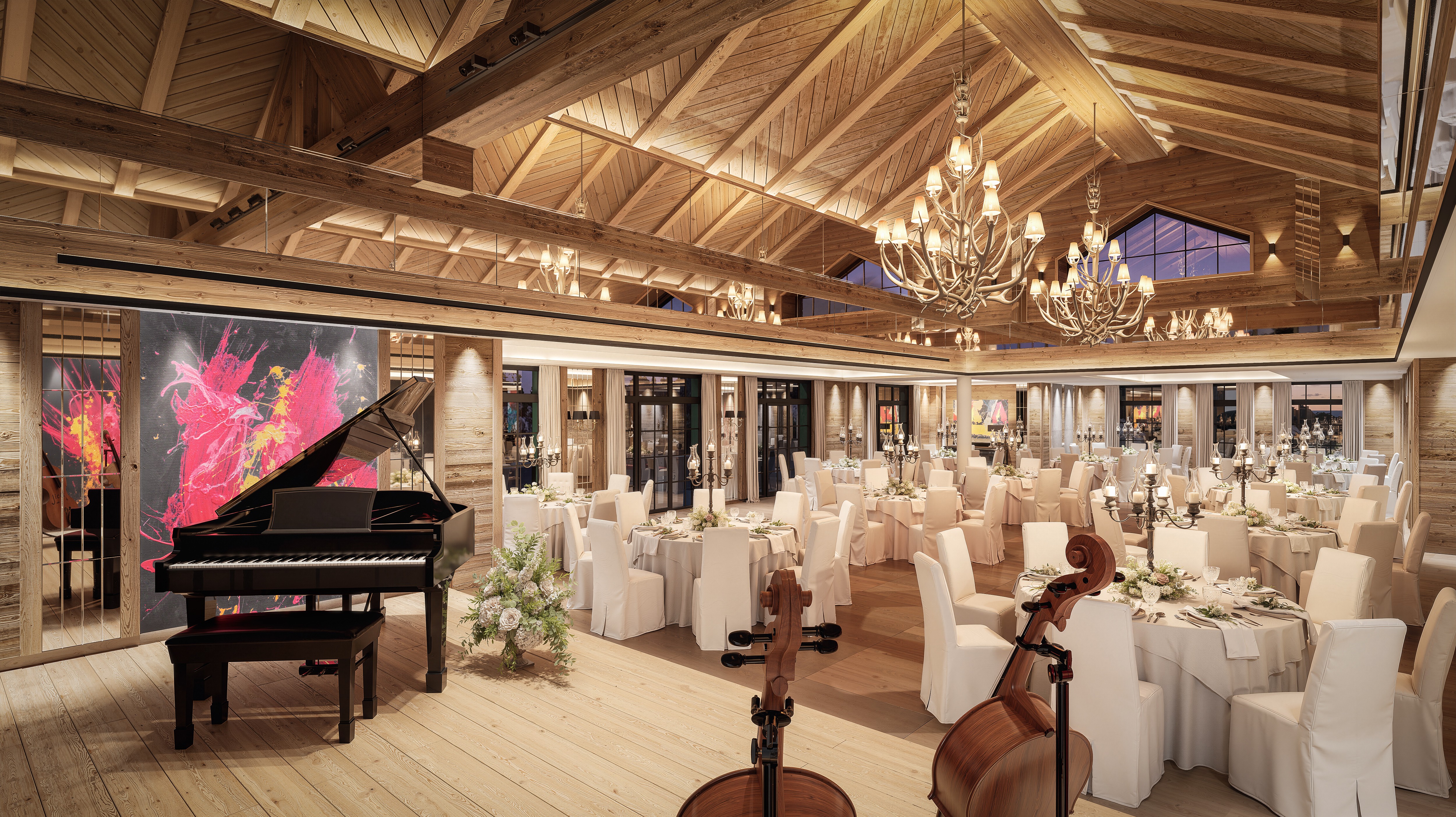 Alpin Resort Sacher *****S Seefeld - Tirol Informatie over de balzalen Sacher Salon