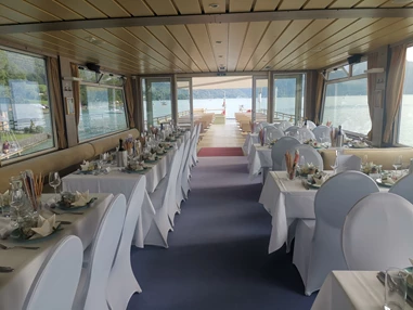Hochzeitslocation: Attersee Schiffahrt - Kapitänstrauung