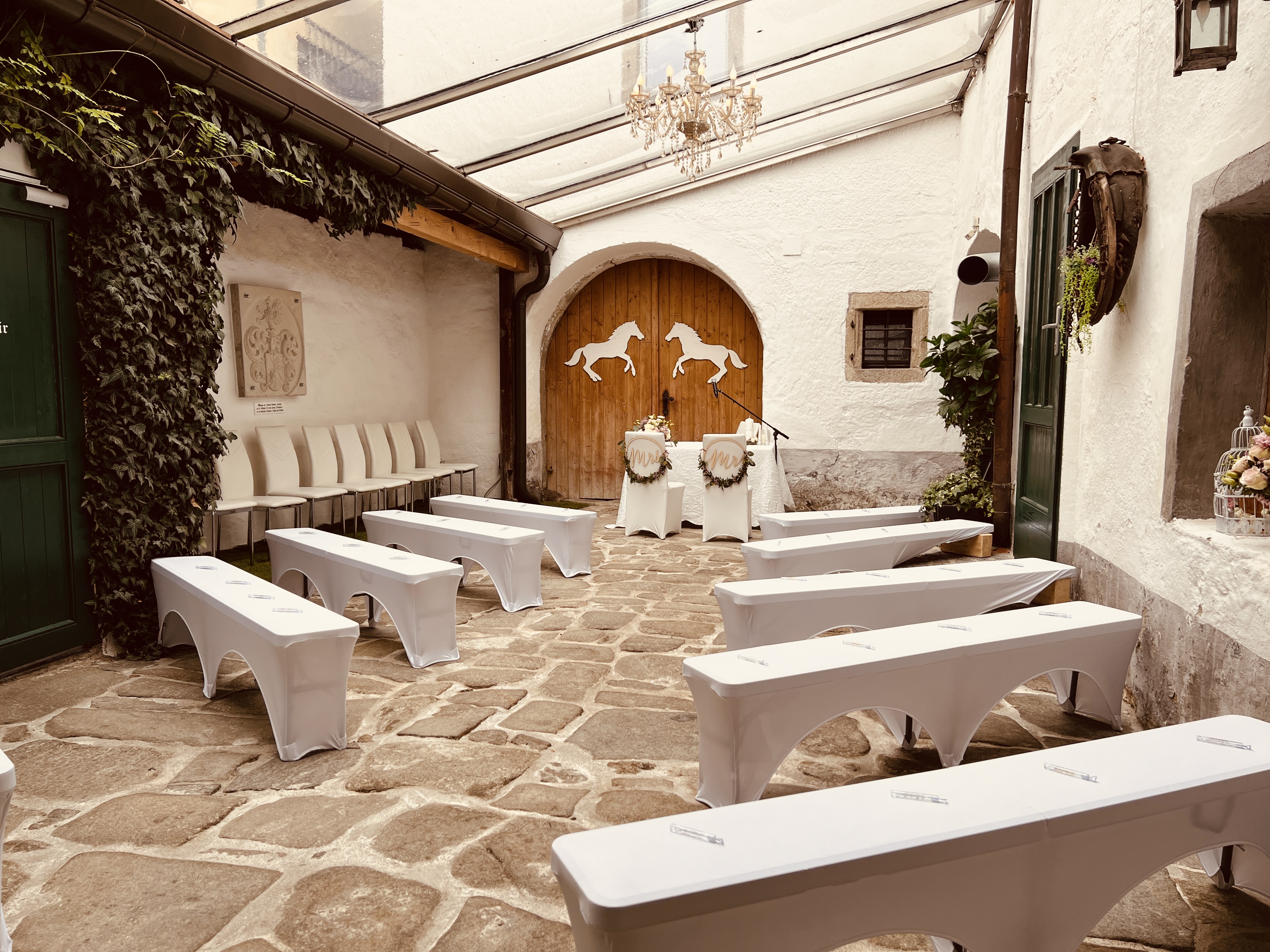 Hochzeit: Bei Schlechtwetter - Presshaus Aschach Hochzeits & Party Location