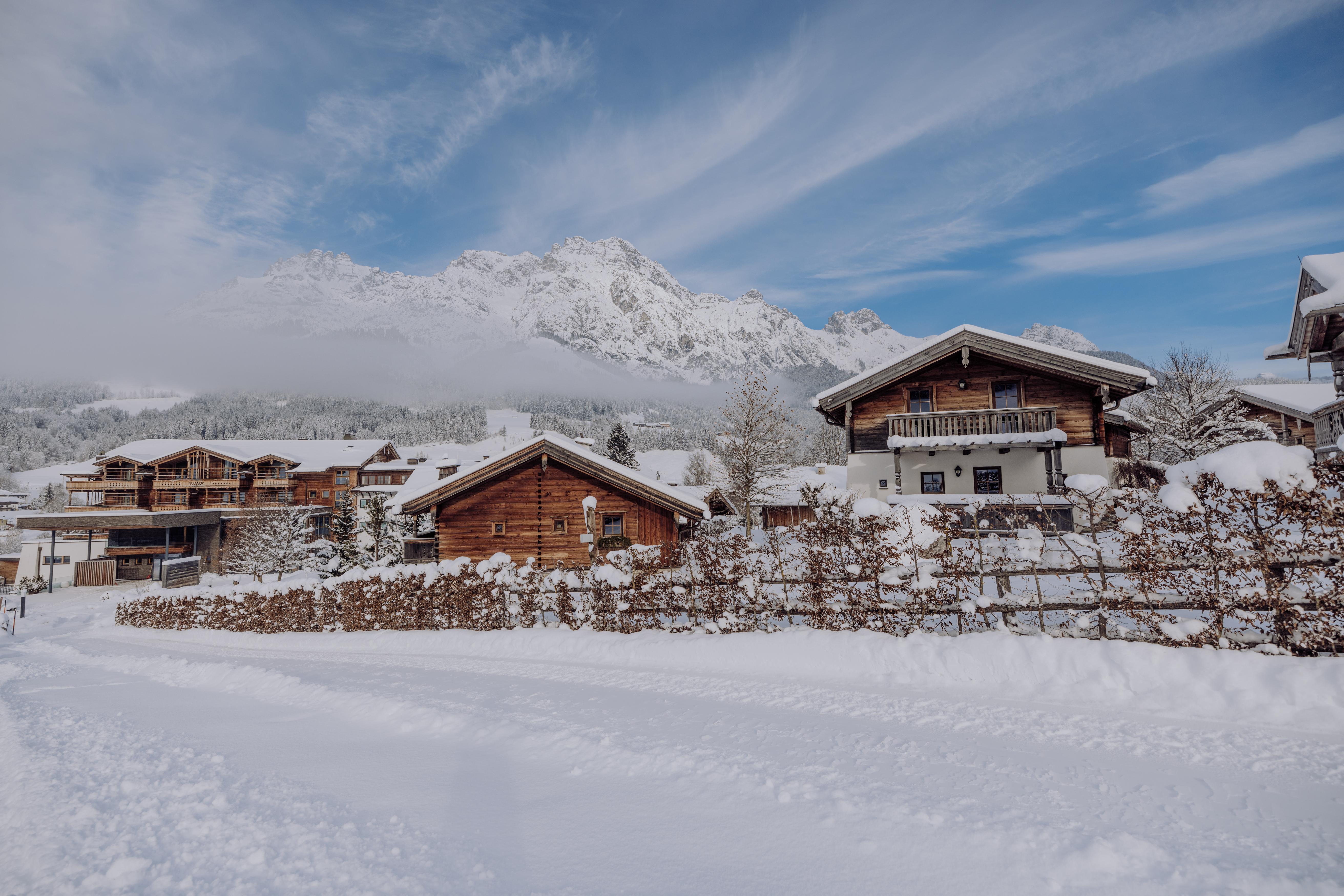 Hochzeitslocation: Chaletdorf im Winter - Naturresort PURADIES