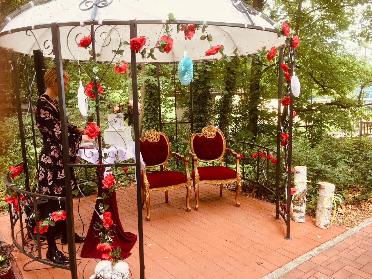 Hotel Seeschloss am Bötzsee bei Berlin-Für die schönsten Feiern in Ihrem Leben! Informazioni sulle sale da ballo Il padiglione nuziale "belle vue"