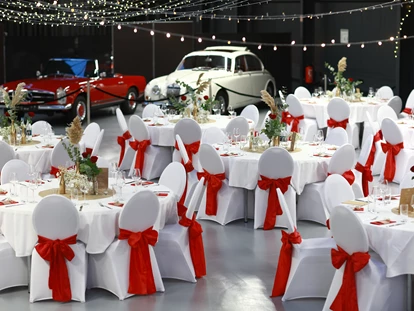 Hochzeit - Geeignet für: Private Feier (Taufe, Erstkommunion,...) - Leonberg (Böblingen) - "Ein Ort, an dem Träume starten – mit Stil und PS." - SML CarLocation®