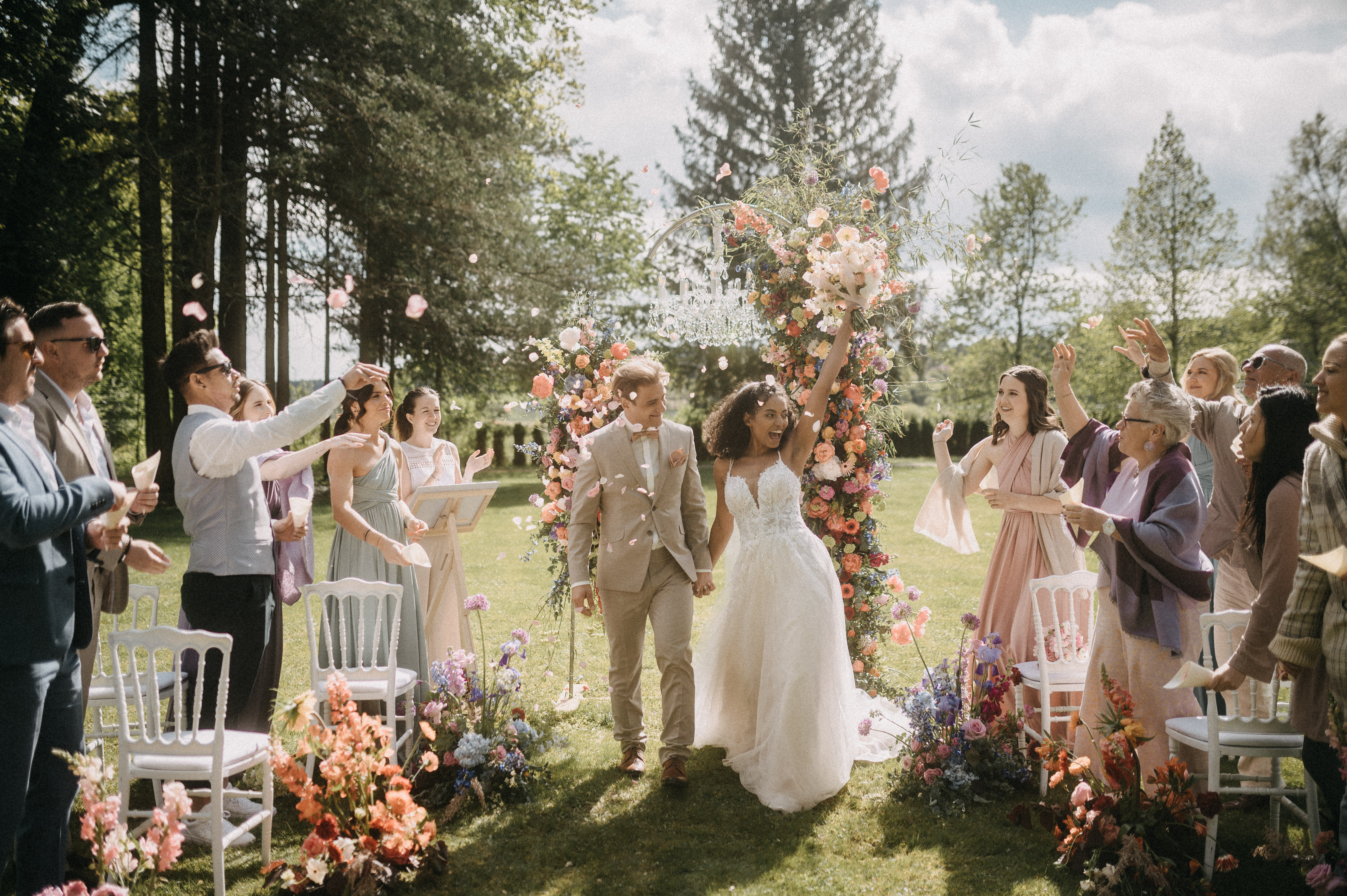 Hochzeit: Zeremonie im Park - Palais Kneissl