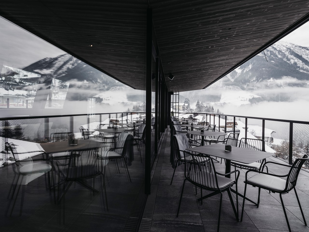 deck7 - Rooftop Haven Mountain Retreat Informations sur les salles de bal En plein air