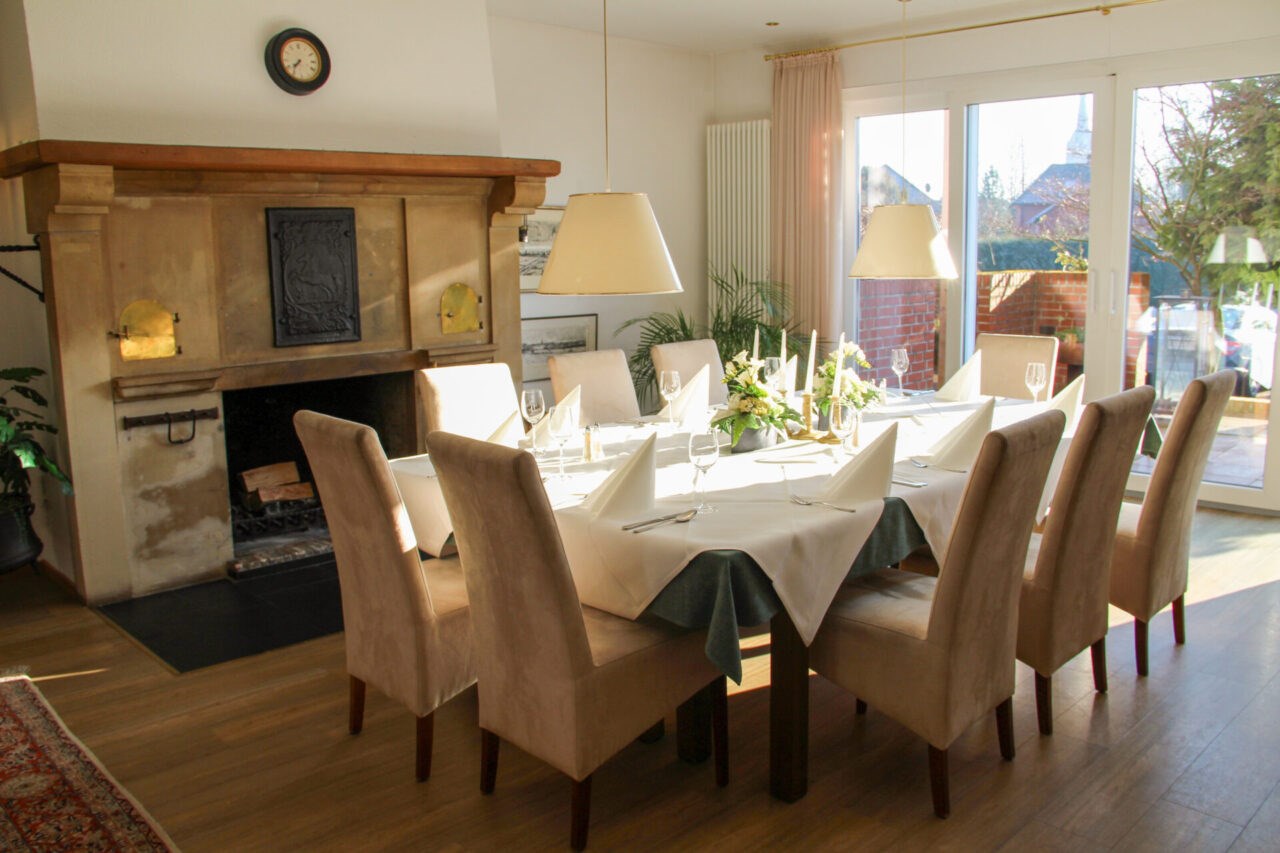 Naundrups Hof Angaben zu den Festsälen Kaminzimmer