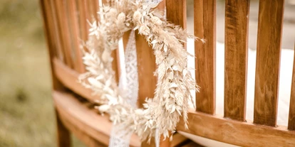 Hochzeit - Geeignet für: Produktpräsentation - Bergfeld - Hochzeitsbank - Brackstedter Mühle - Hotel & Restaurant