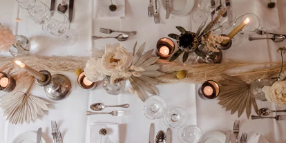 Hochzeit - Geeignet für: Produktpräsentation - Bergfeld - Idee für Tisch-Deko - Brackstedter Mühle - Hotel & Restaurant