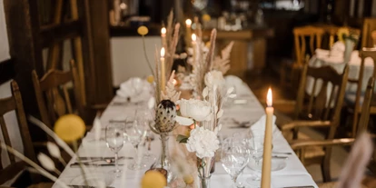 Hochzeit - Geeignet für: Produktpräsentation - Bergfeld - Idee für Tisch-Deko - Brackstedter Mühle - Hotel & Restaurant