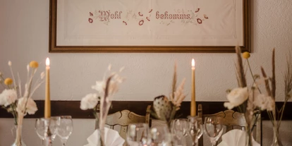 Hochzeit - Geeignet für: Produktpräsentation - Bergfeld - Hochzeitstisch - Brackstedter Mühle - Hotel & Restaurant