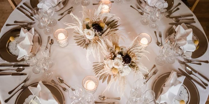 Hochzeit - Geeignet für: Produktpräsentation - Bergfeld - Idee für Tisch-Deko - Brackstedter Mühle - Hotel & Restaurant