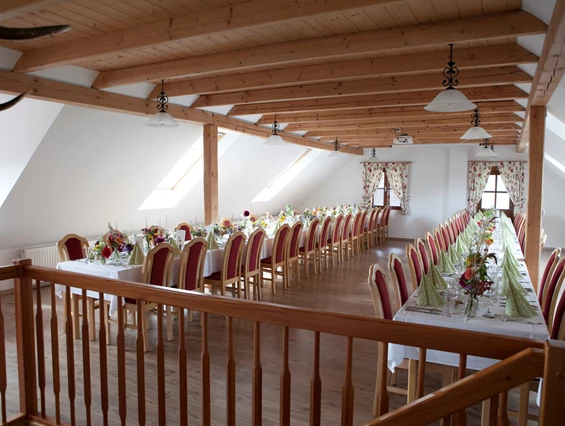 Hochzeit: Saal 
(c)Foto Helga Rader - Jägerwirt Dreifaltigkeit